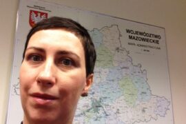 Tłumaczenie podcza spotkania w Urzędzie Marszałkowskim na temat nowych rozwiązań technologicznych