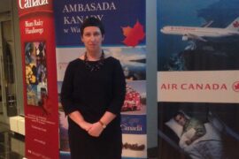 Tłumaczenie w Ambasadzie Kanady podczas spotkania Destination Canada